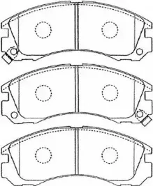 Комплект тормозных колодок, дисковый тормоз AISIN купить